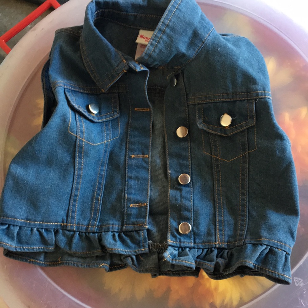 Girls Jean vests